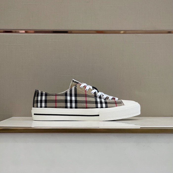 Burberry Men Shoes Fashion Luxury Brand Vintage Cotton Sneaker Casual Shoes for Men with Original Box