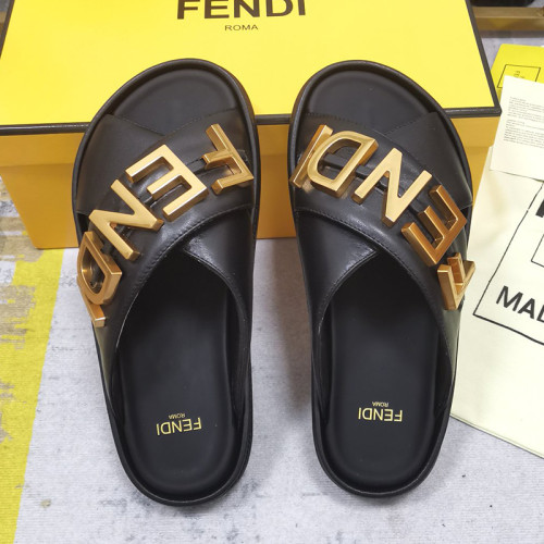Fendi Womens Shoes Sandals Slippers Luxury Brand Fendi Feel Brown Satin Sandals Summer Slippers for Women with Original Box 8X8142AE7SF0R7V