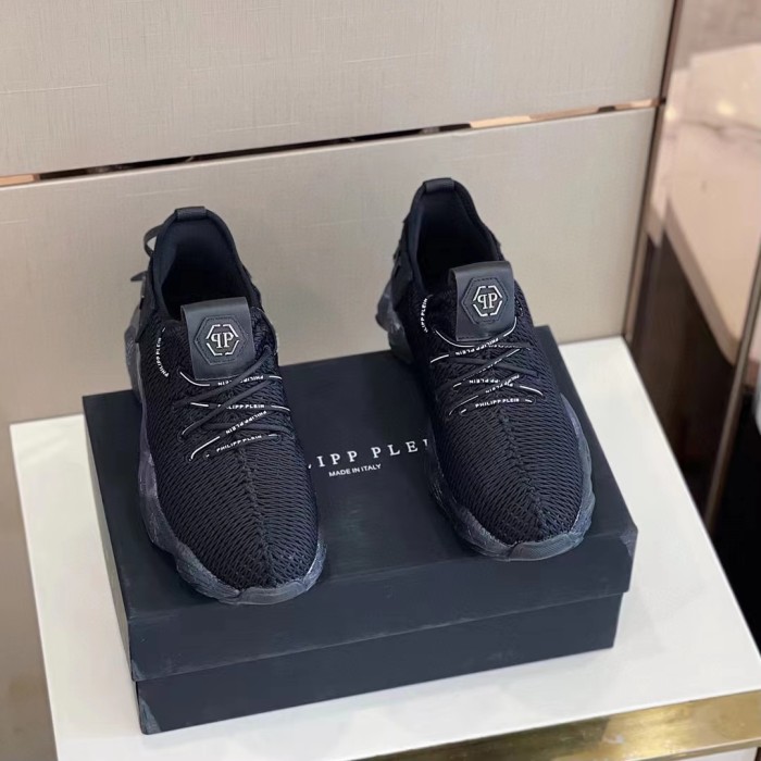 Philipp Plein Men Shoes Sneakers Low Top Sneaker Fashion Design Luxury Brand Trainer Predator TM with Original Box