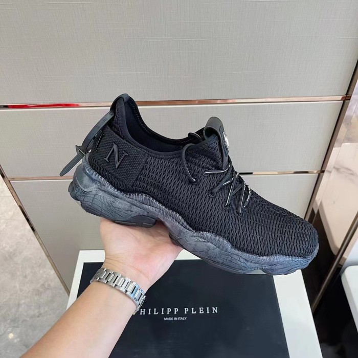 Philipp Plein Men Shoes Sneakers Low Top Sneaker Fashion Design Luxury Brand Trainer Predator TM with Original Box