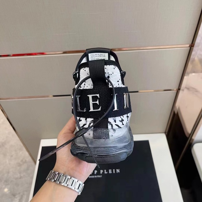 Philipp Plein Men Shoes Sneakers Low Top Sneaker Fashion Design Luxury Brand Trainer Predator TM with Original Box