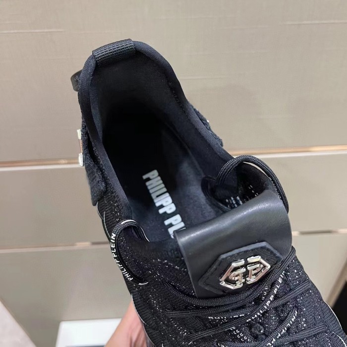 Philipp Plein Men Shoes Sneakers Low Top Sneaker Fashion Design Luxury Brand Trainer Predator TM with Original Box