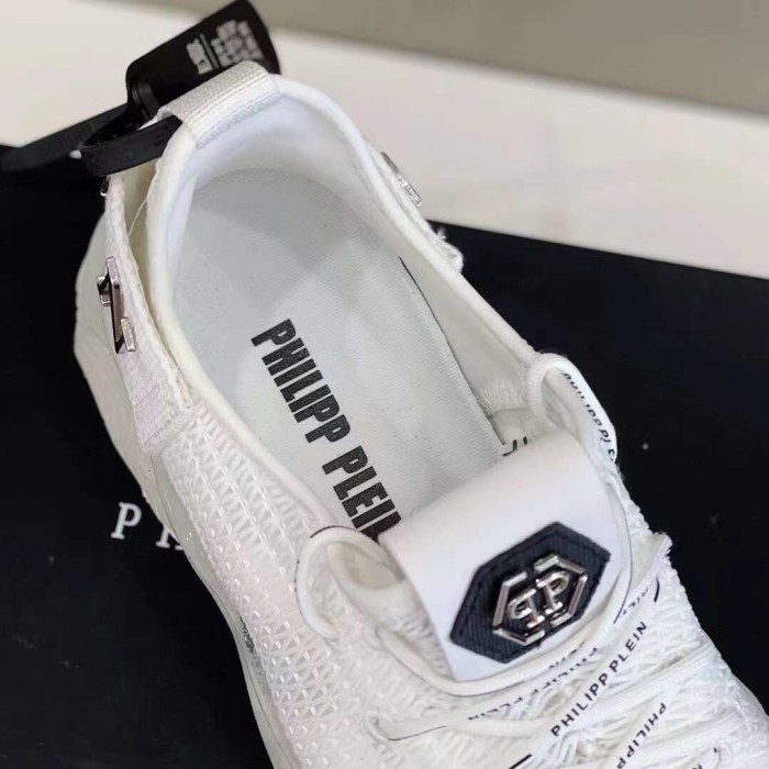 Philipp Plein Men Shoes Sneakers Low Top Sneaker Fashion Design Luxury Brand Trainer Predator TM with Original Box