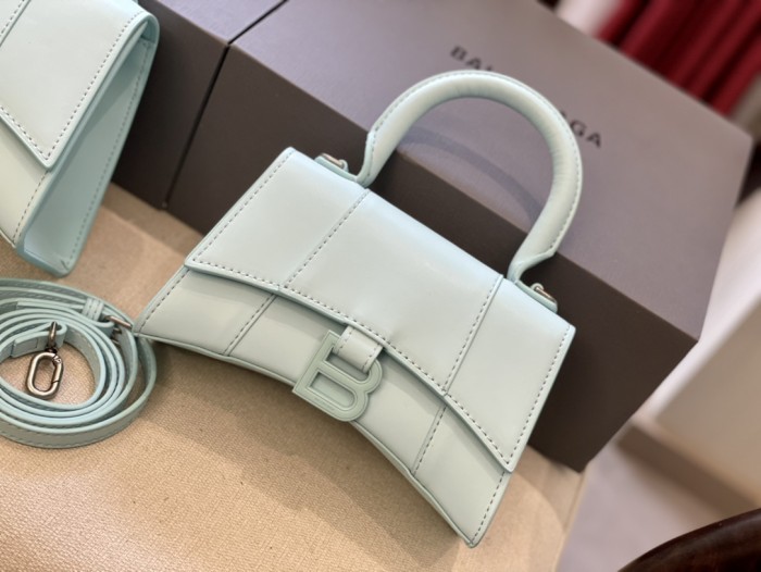 Balenciaga Womens Bags HOURGLASS XS S TOP HANDLE BAG with Original Box