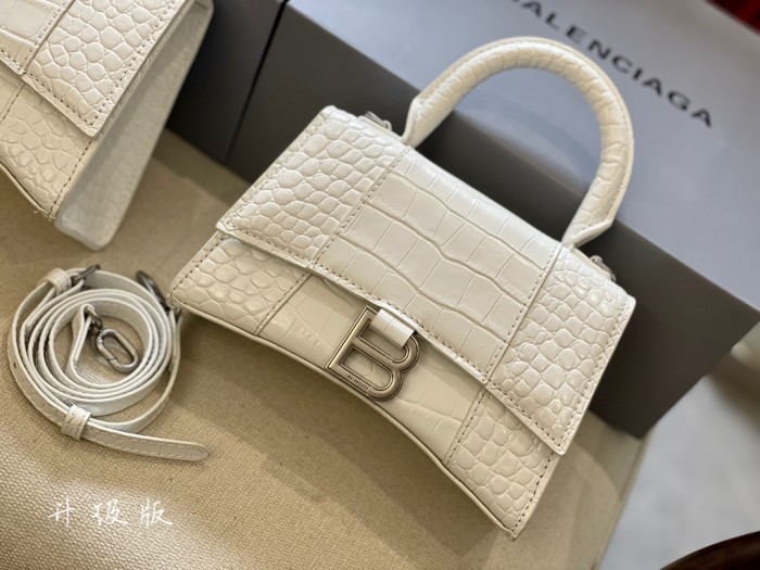 Balenciaga Womens Bags HOURGLASS XS S TOP HANDLE BAG with Original Box