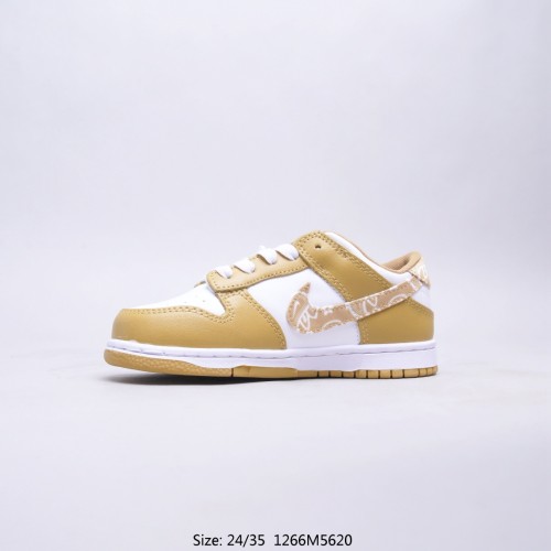 Nike SB Dunk Low Kids Shoes Sneakers Breathable Design with Original Box 1266M5620