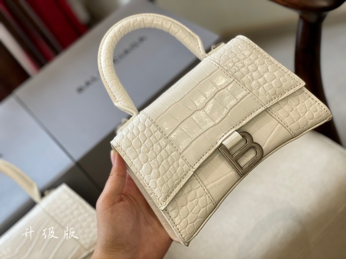 Balenciaga Womens Bags HOURGLASS XS S TOP HANDLE BAG with Original Box
