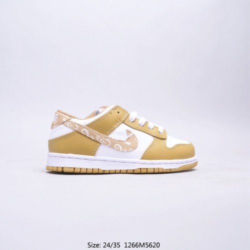 Nike SB Dunk Low Kids Shoes Sneakers Breathable Design with Original Box 1266M5620