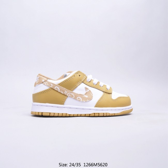 Nike SB Dunk Low Kids Shoes Sneakers Breathable Design with Original Box 1266M5620
