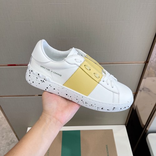 Valentino Men Shoes Fashion Design Luxury Brand OPEN SNEAKER WITH VLTN PRINT with Original Box WY0S0830BLUA01