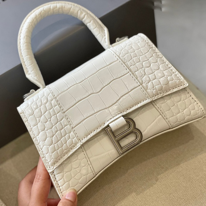 Balenciaga Womens Bags HOURGLASS XS S TOP HANDLE BAG with Original Box