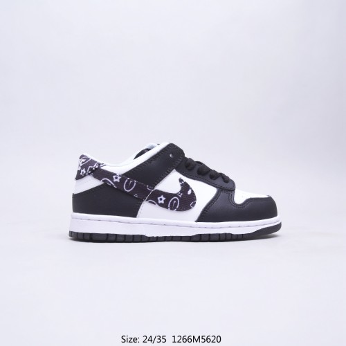 Nike SB Dunk Low Kids Shoes Sneakers Breathable Design with Original Box 1266M5620