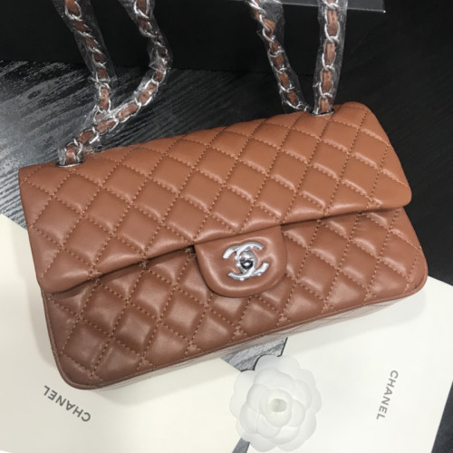 Chanel Womens Bags Crossbody Bag Classic CF Luxury Brand with Original Box