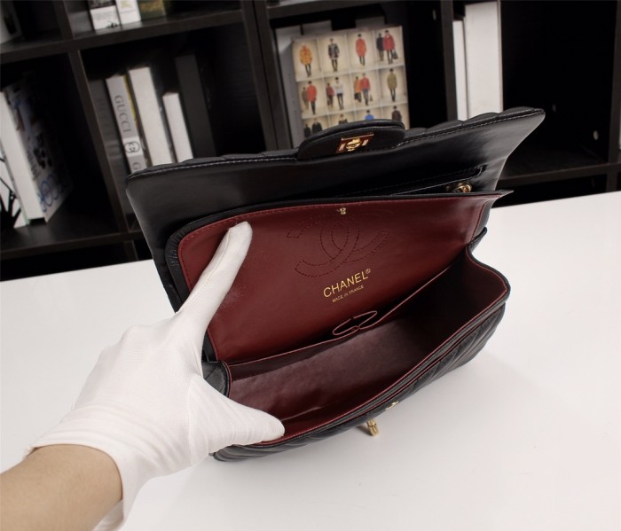 Chanel Womens Bags Crossbody Bag Classic CF Luxury Brand with Original Box