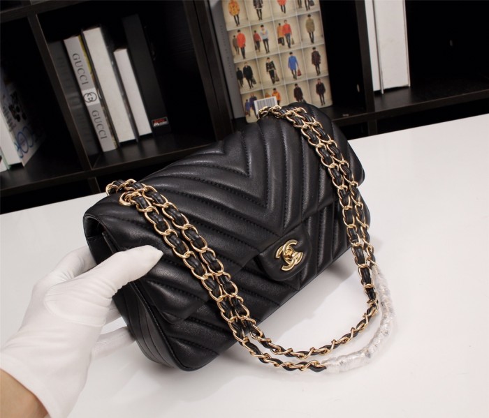 Chanel Womens Bags Crossbody Bag Classic CF Luxury Brand with Original Box