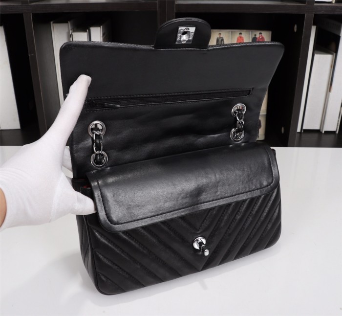 Chanel Womens Bags Crossbody Bag Classic CF Luxury Brand with Original Box