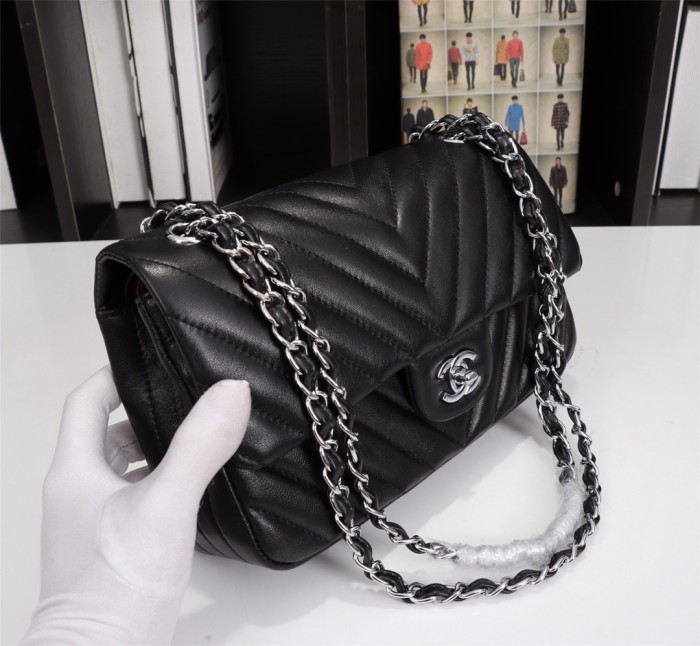 Chanel Womens Bags Crossbody Bag Classic CF Luxury Brand with Original Box