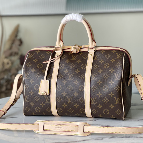 Louis Vuitton Womens and Mens Unisex Bags Luxury Brand KEEPALL BANDOULIÈRE 35 without Original Box M42426