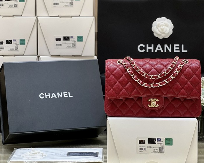 Chanel Womens Bags Crossbody Bag Classic CF Luxury Brand with Original Box