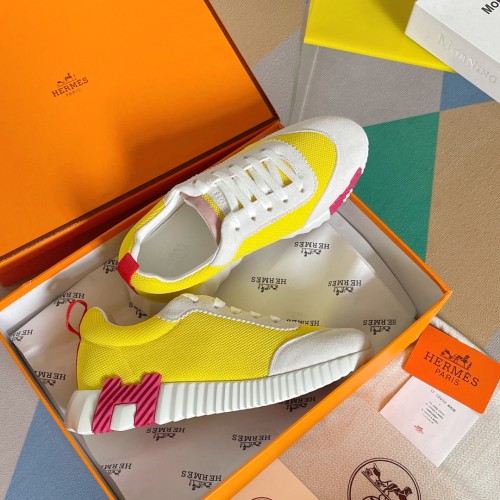 Hermes Mens Casual Shoes Fashion Sneakers Luxury Brand with Original Box