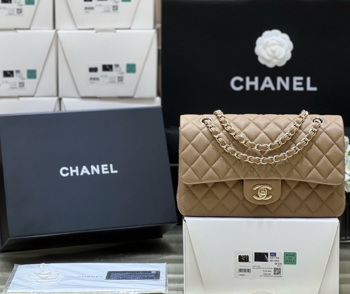 Chanel Womens Bags Crossbody Bag Classic CF Luxury Brand with Original Box