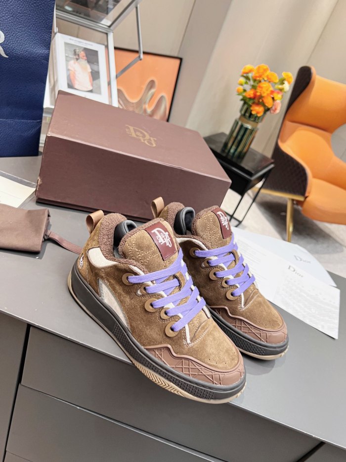 Dior Women Shoes Sneakers Casual Luxury Brand with Original Box