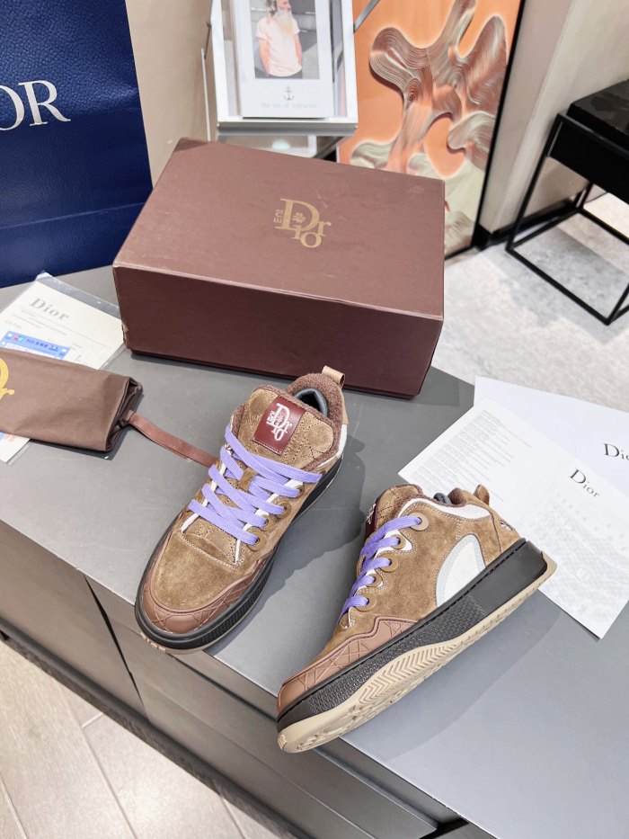 Dior Women Shoes Sneakers Casual Luxury Brand with Original Box