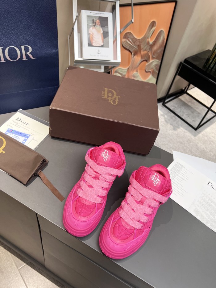 Dior Women Shoes Sneakers Casual Luxury Brand with Original Box
