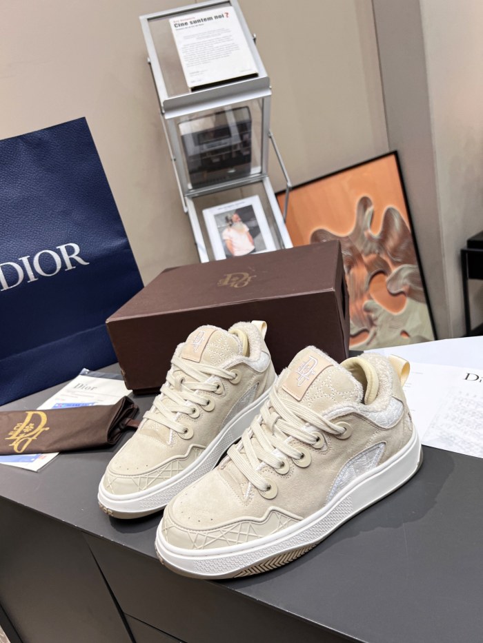 Dior Women Shoes Sneakers Casual Luxury Brand with Original Box