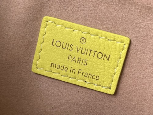 Louis Vuitton Womens Bags Messenger Shoulder Bags Luxury Brand COUSSIN PM Yellow Monogram-embossed puffy calfskin with Original Box M20843