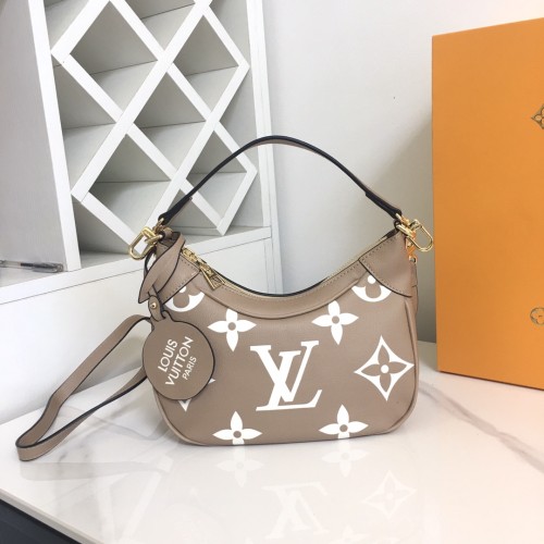 Louis Vuitton Womens Bags Handbags Luxury Brand LV BAGATELLE M46113 with Original Box Printed and embossed grained cowhide leather