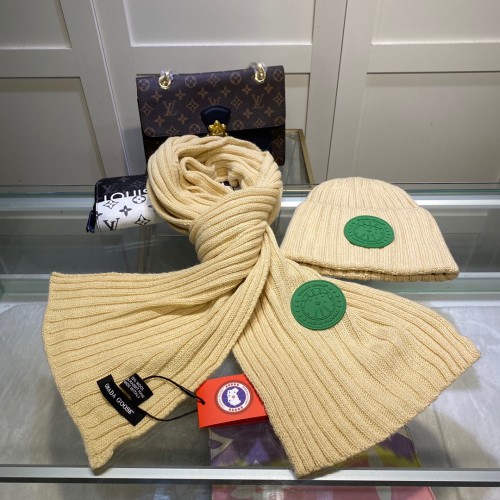 Canada Goose Scarves Men Womens Fashion Scarf and Hats Set with Original Box
