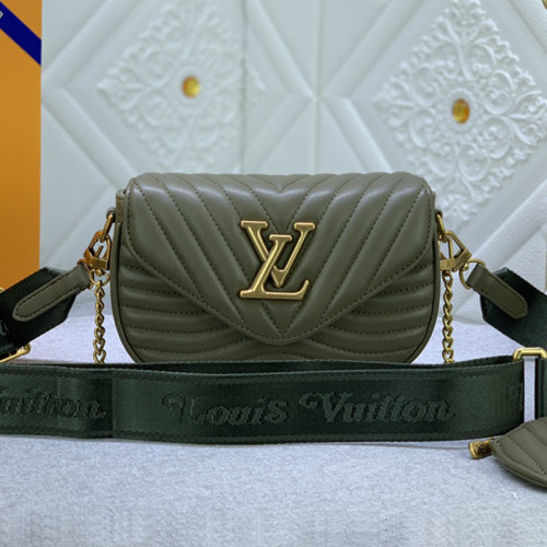 Louis Vuitton Womens Bags Shoulder Bag Luxury Brand LOUIS VUITTON NEW WAVE MULTI-POCHETTE with Original Box M56471
