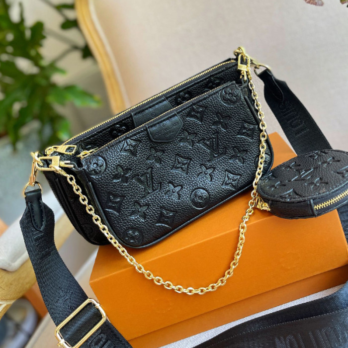 Louis Vuitton Womens Bags Clutch Wallets Luxury Brand Fashion Type Messenger Bags MULTI POCHETTE ACCESSOIRES m44823