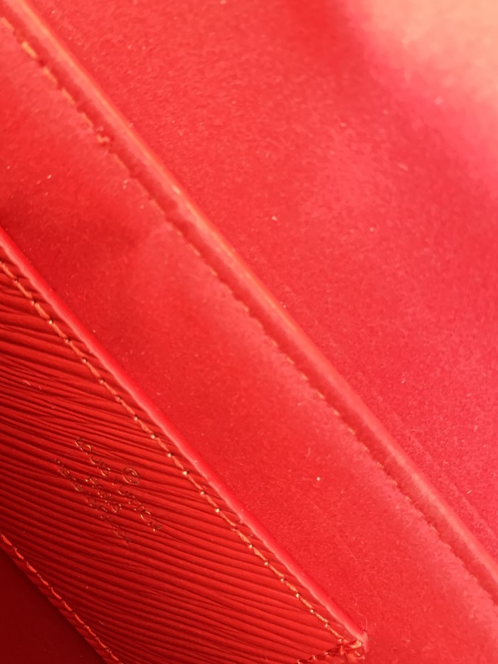 Louis Vuitton Womens Bags Shoulder Messenger Bags Luxury Brand TWIST MM Red Epi grained cowhide leather M55513 with Original Box