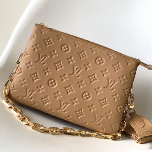 Louis Vuitton Womens Bags Messenger Shoulder Bags Luxury Brand COUSSIN PM M20379 with Original Box Monogram embossed puffy lambskin