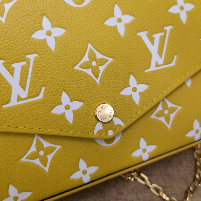 Louis Vuitton Womens Bags Shoulder Messenger Bag Luxury Brand FÉLICIE POCHETTE leather with Original Box
