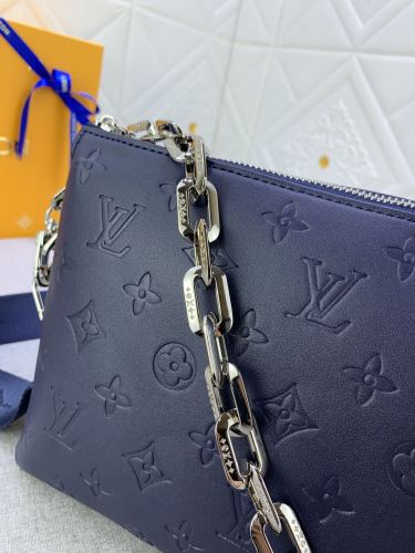 Louis Vuitton Womens Bags Messenger Shoulder Bags Luxury Brand COUSSIN PM M20379 with Original Box Monogram embossed puffy lambskin
