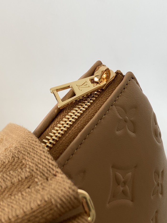 Louis Vuitton Womens Bags Messenger Shoulder Bags Luxury Brand COUSSIN PM M20379 with Original Box Monogram embossed puffy lambskin