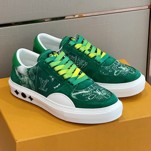 Louis Vuitton Men Shoes Sneakers Luxury Brand LV OLLIE SNEAKER with Original Box