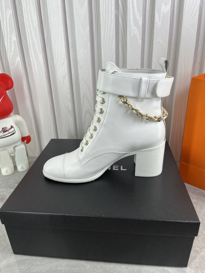 Chanel Womens Shoes Boots Luxury Brand Design with Original Box Women Fashion Ankle Boots 6cm Heel