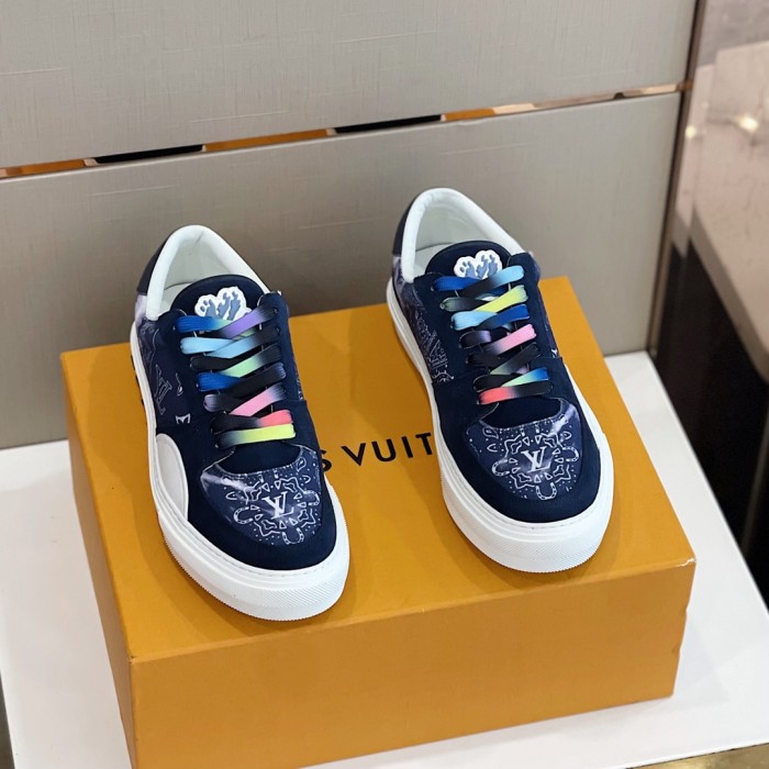 Louis Vuitton Men Shoes Sneakers Luxury Brand LV OLLIE SNEAKER with Original Box