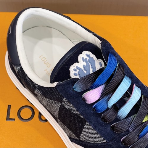 Louis Vuitton Men Shoes Sneakers Luxury Brand LV OLLIE SNEAKER with Original Box