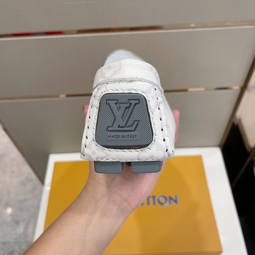Louis Vuitton Men Shoes Luxury Brand LV Loafers Shoes with Original Box MONTE CARLO DRIVER MOCCASINS 1A8F7B