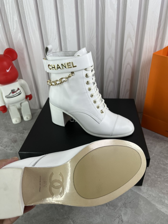 Chanel Womens Shoes Boots Luxury Brand Design with Original Box Women Fashion Ankle Boots 6cm Heel