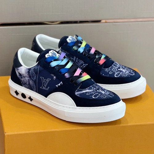 Louis Vuitton Men Shoes Sneakers Luxury Brand LV OLLIE SNEAKER with Original Box