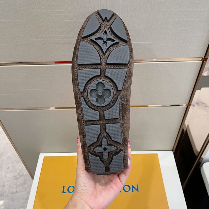 Louis Vuitton Men Shoes Luxury Brand LV Loafers Shoes with Original Box MONTE CARLO DRIVER MOCCASINS 1A8F7B