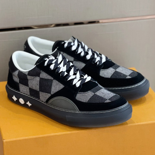 Louis Vuitton Men Shoes Sneakers Luxury Brand LV OLLIE SNEAKER with Original Box