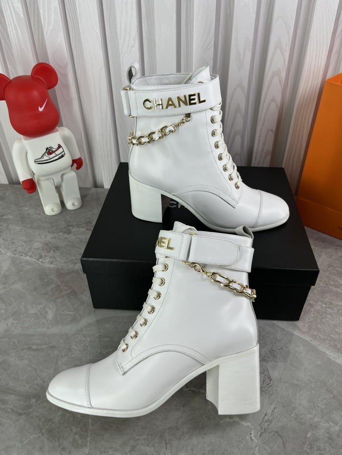 Chanel Womens Shoes Boots Luxury Brand Design with Original Box Women Fashion Ankle Boots 6cm Heel