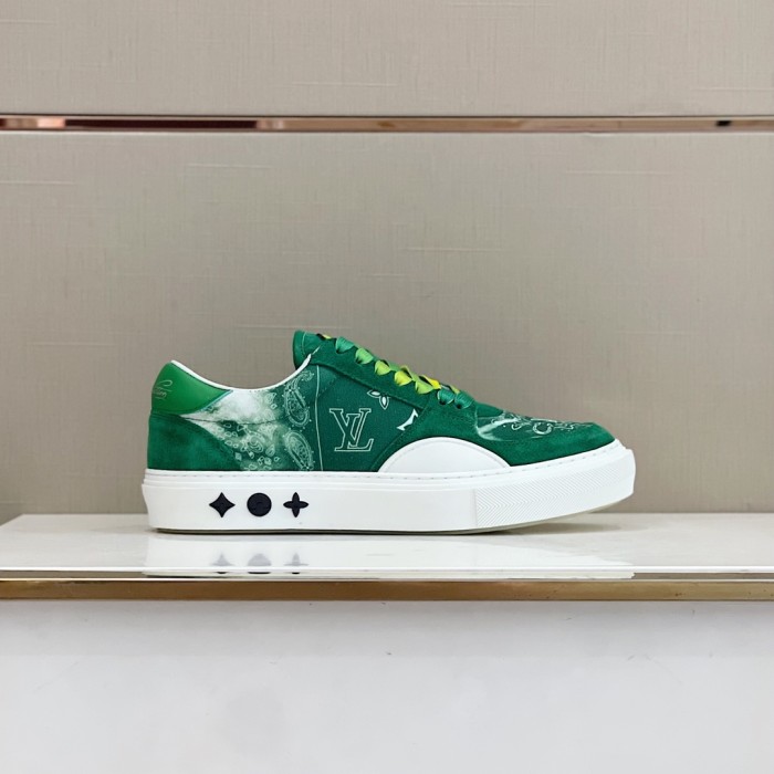 Louis Vuitton Men Shoes Sneakers Luxury Brand LV OLLIE SNEAKER with Original Box